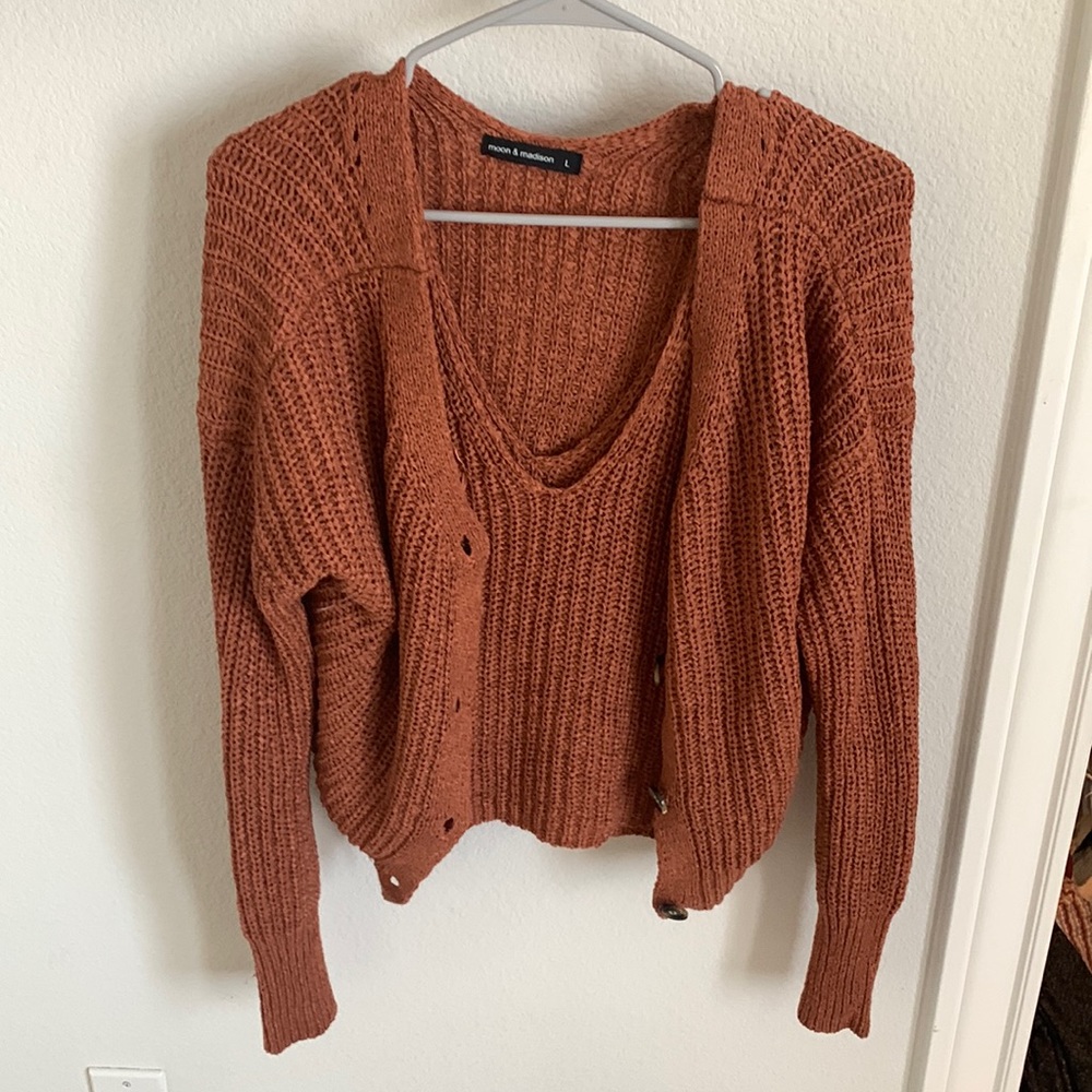 Matching set - cardigan and tank top